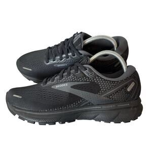 Brooks Ghost 14 Running Shoes Black Ebony Women’s Size 9 Athletic Gym Workout